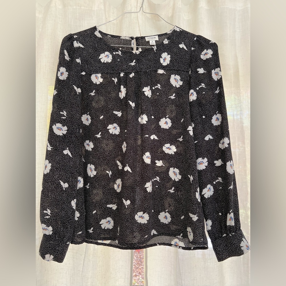 J.Crew Floral Blouse